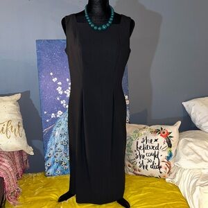 Vintage Caron Chicago Cutout Buttoned Back Midi Dress